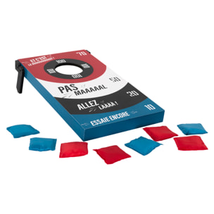 JEU 2 EN 1 LANCER DE SAC ET TIC TAC TOE