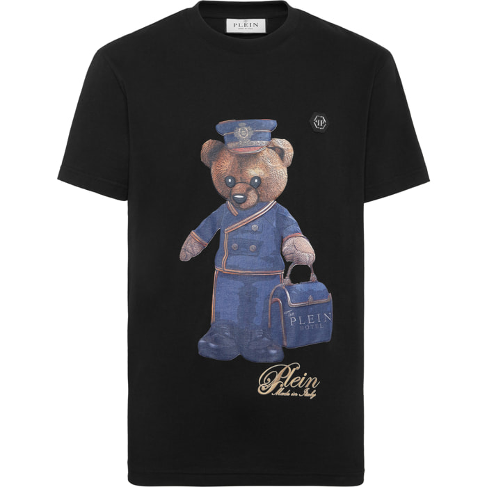 PHILIPP PLEIN Camiseta de cuello redondo y manga corta TEDDY