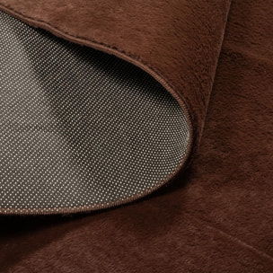 Tapis salon ultra doux, uni et lavable UNO, aussi idéal pour la chambre