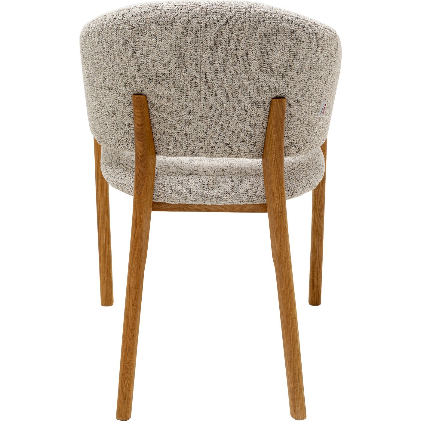 Chaise avec accoudoirs August grise Kare Design