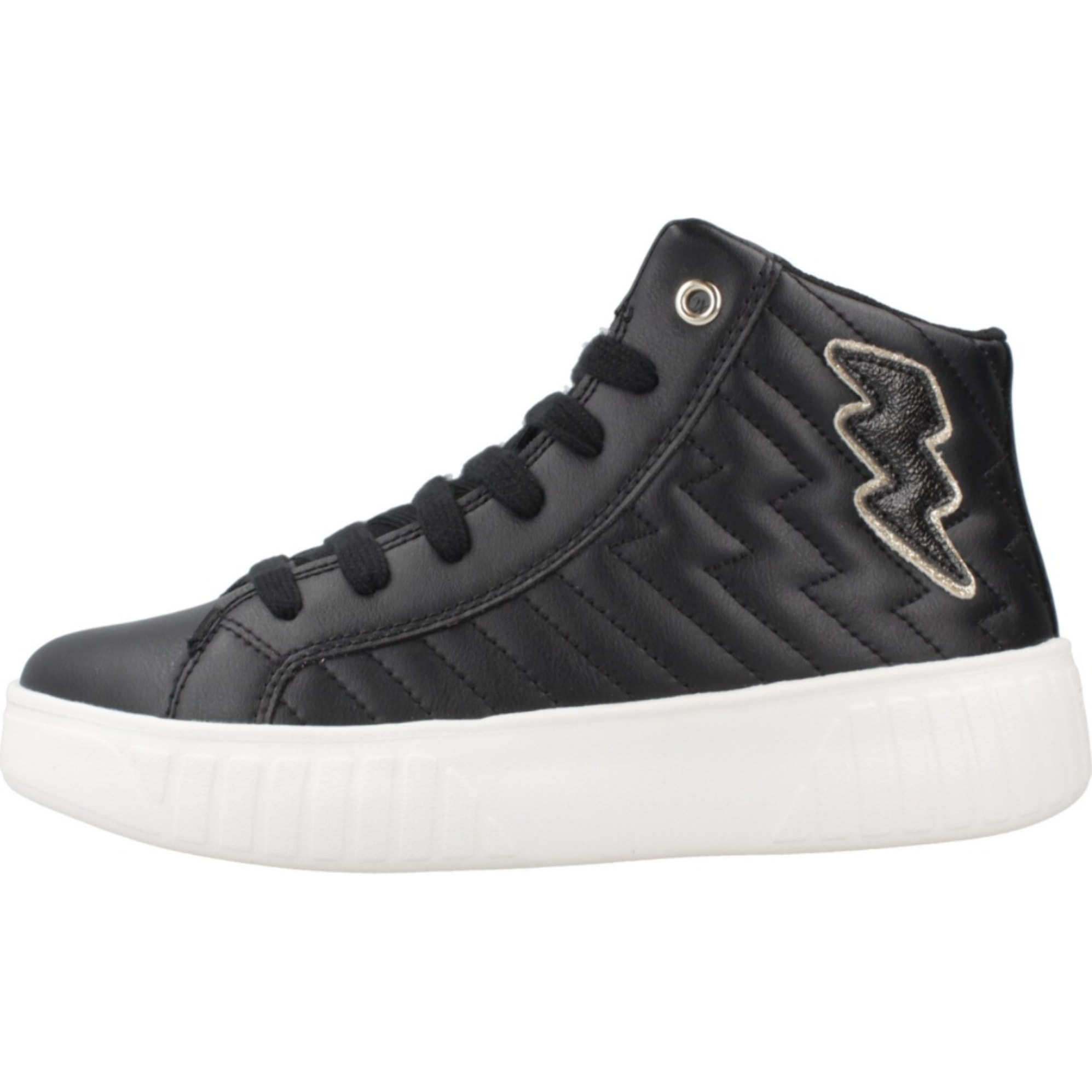 Zapatillas Niña de la marca GEOX  modelo J MIKIROSHI GIRL NEGRO