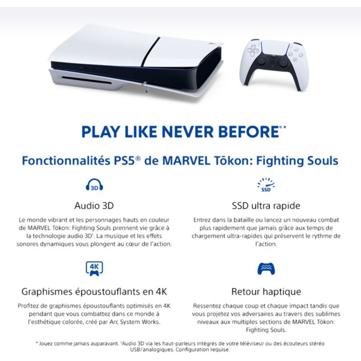 Jeu PS5 SONY MARVEL TOKON FIGHTING SOULS