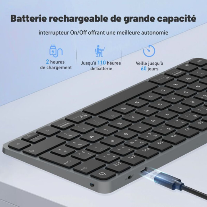 Clavier sans fil ADEQWAT K21