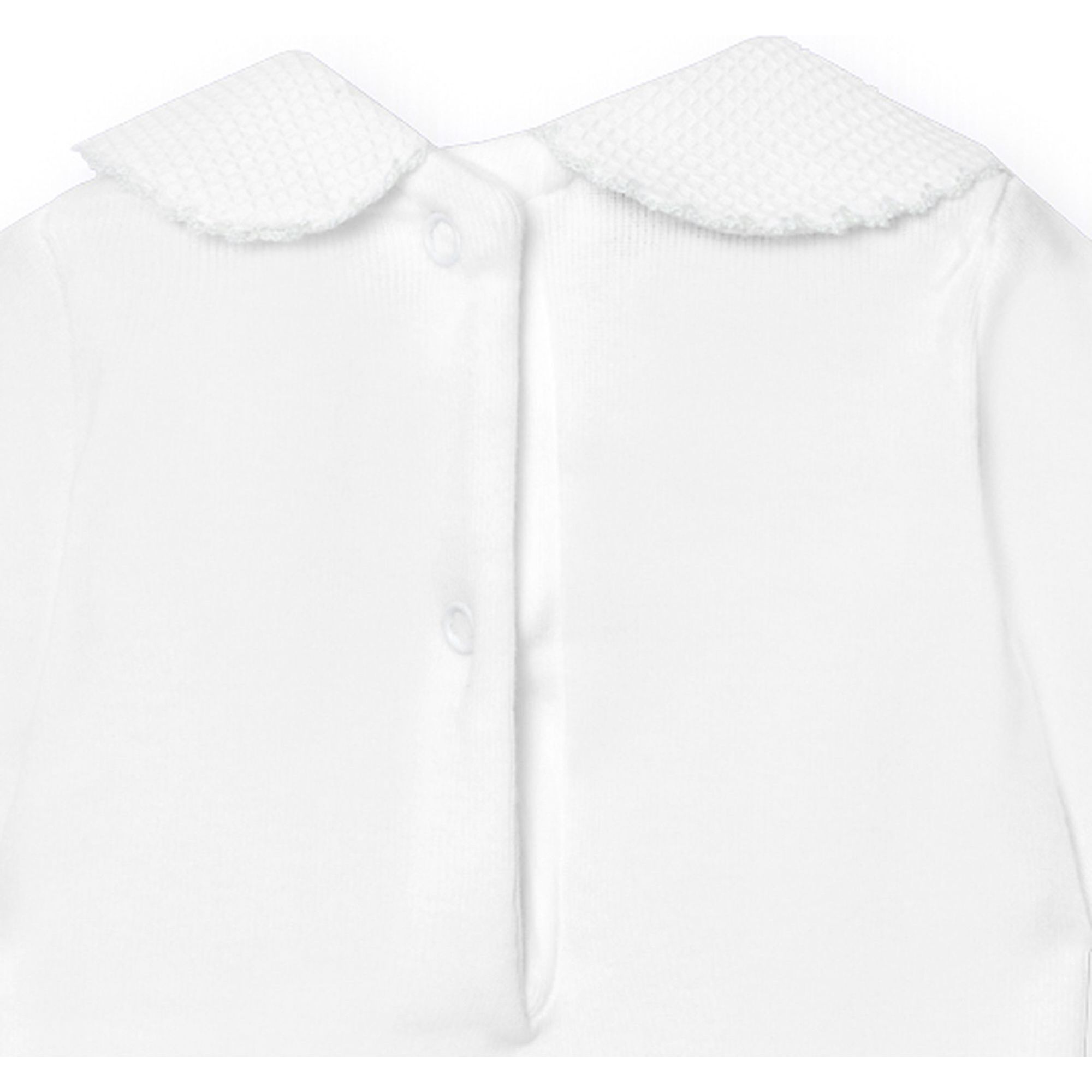 Body bebé manga corta cuello piqué