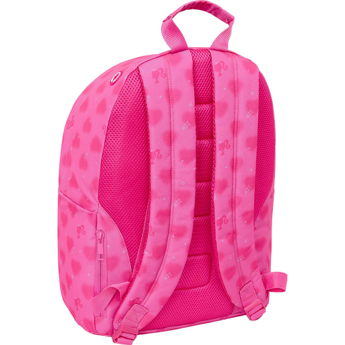 Mochila para portatil 14,1" barbie "corazones"