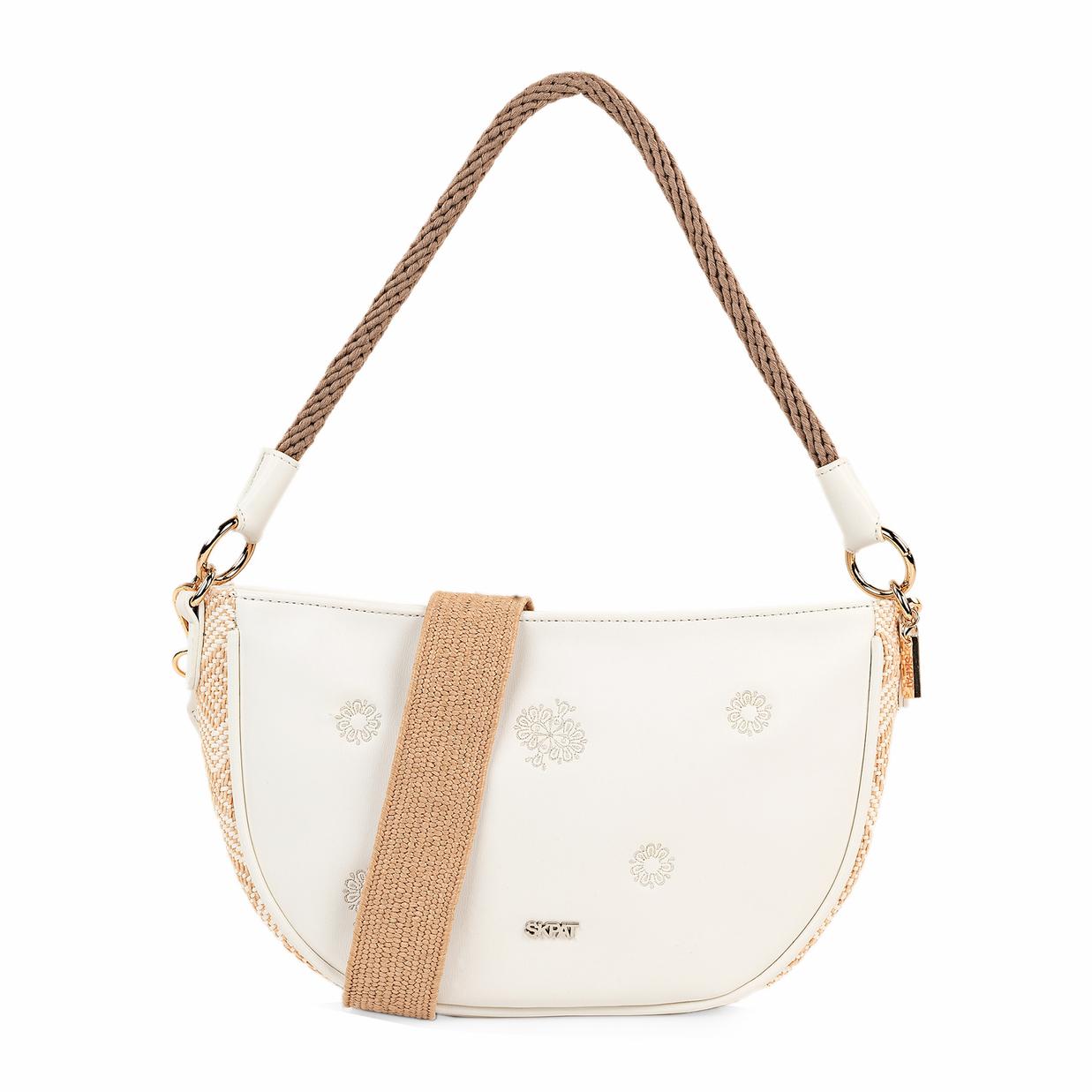 Bolso De Hombro Skpat Basilea Blanco