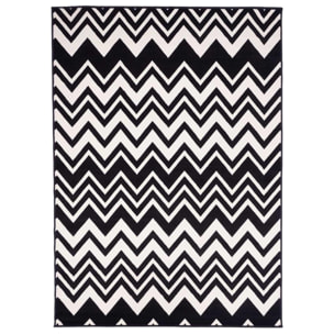 Tapis salon et chambre tissé motif géométrique LODE