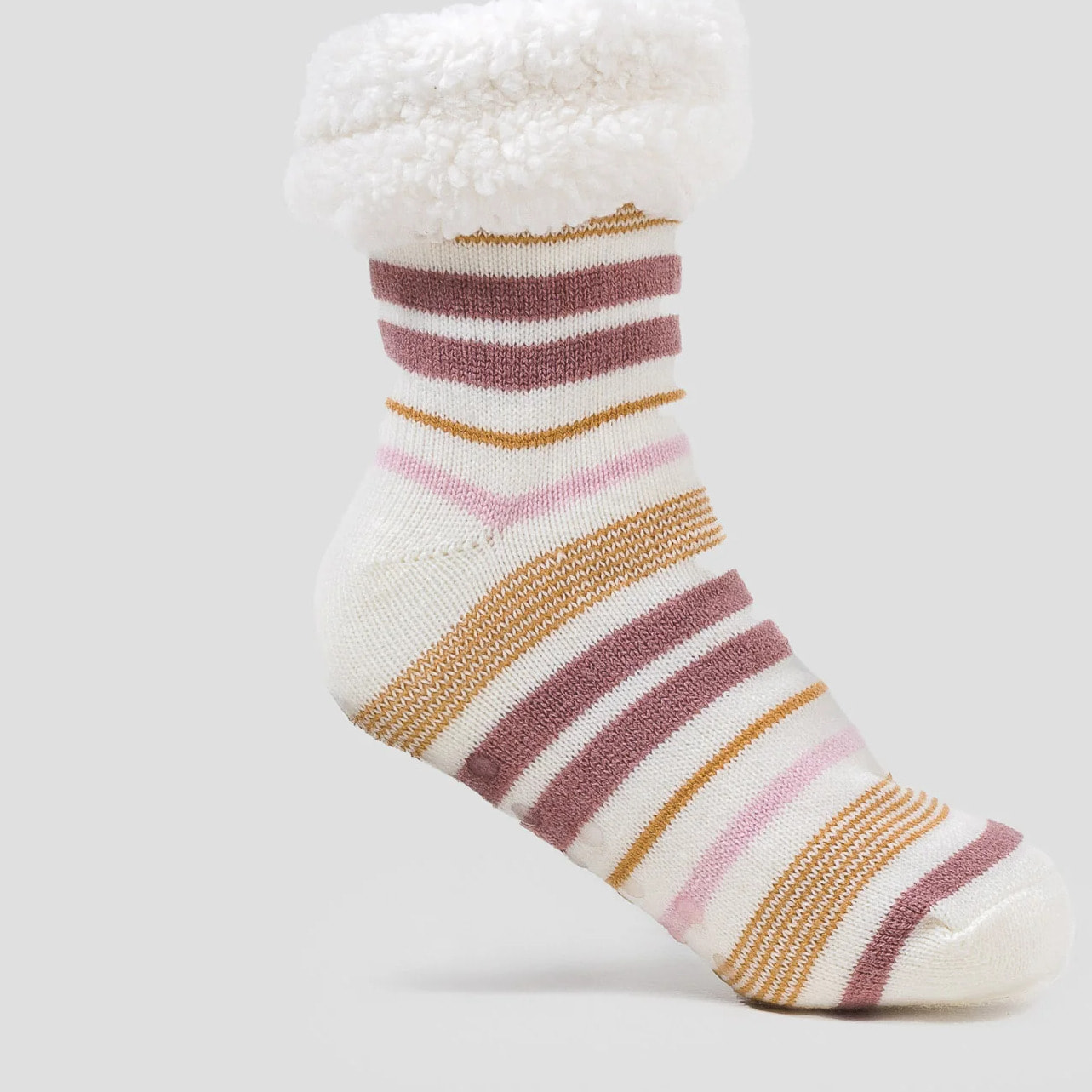 Calcetines mujer Raya Calendula malva rosa