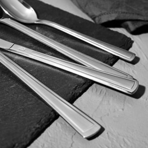 Cubertería de 24 piezas TORINO en acero inoxidable Bergner
