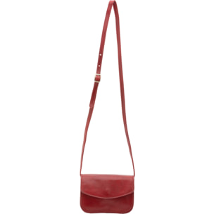 Borsa a tracolla da donna - Modello False - Vera pelle - 19.0 x 13.0 x 9.5 cm