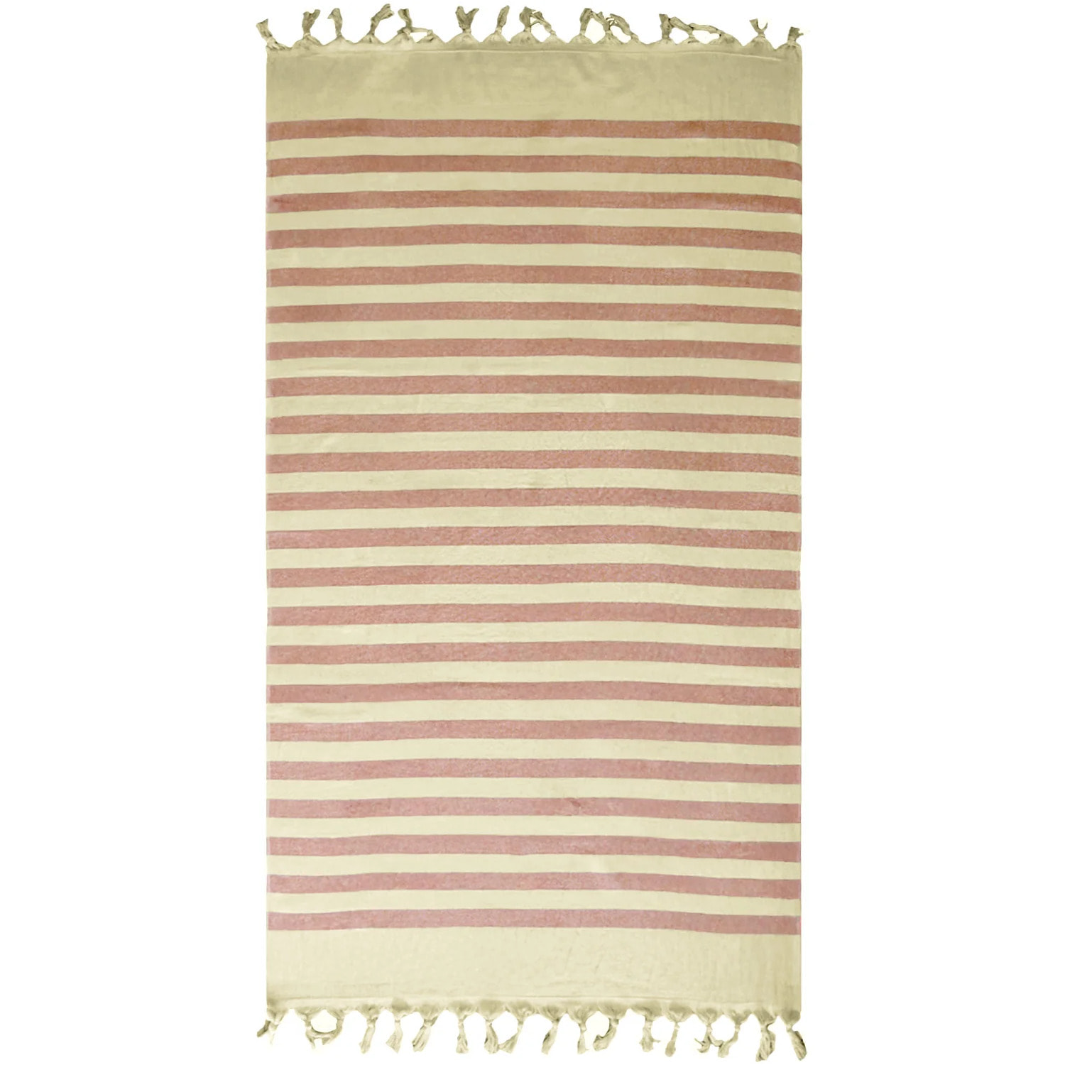 Fouta doublée éponge - Fidji Cannelle - 90x160cm - 340g/m²