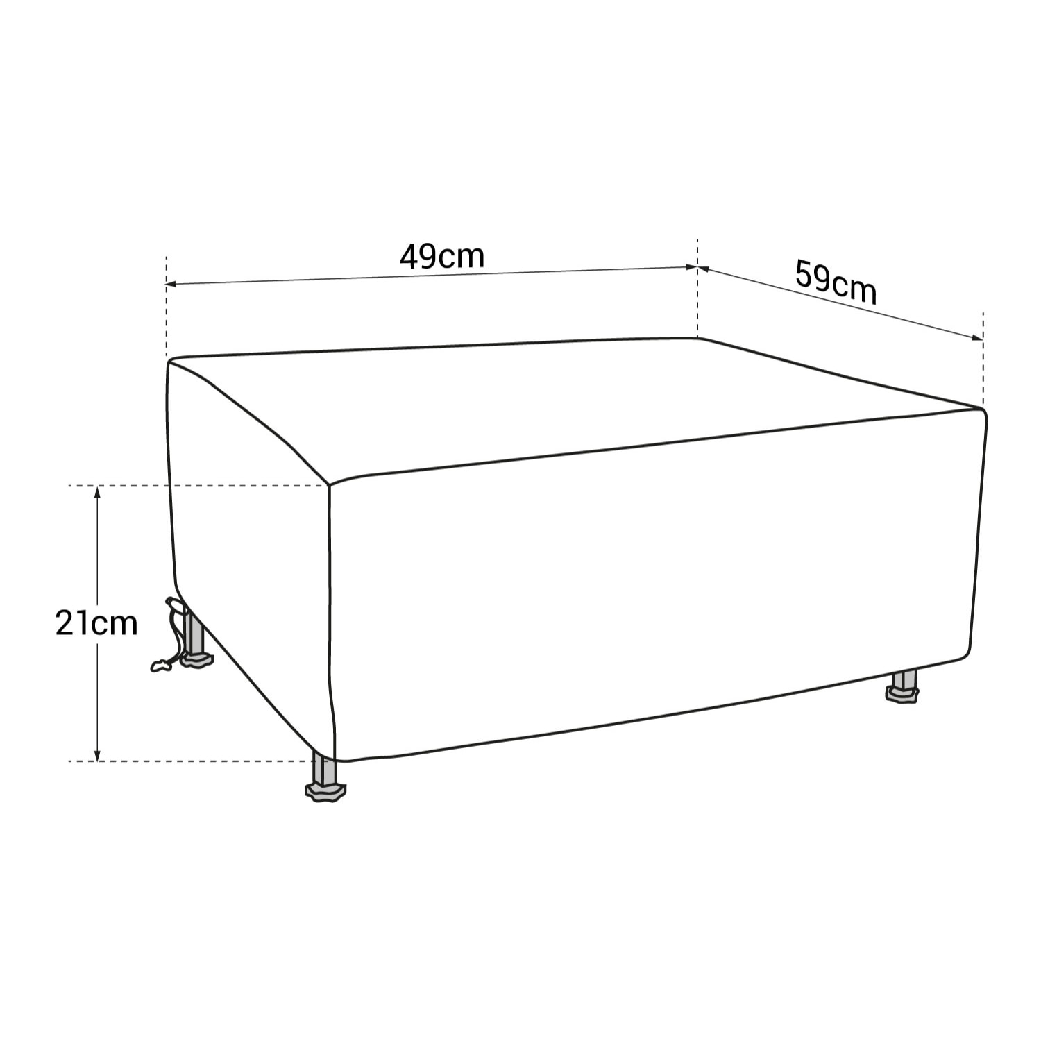 Cook'in Garden - Housse pour plancha - Taille S