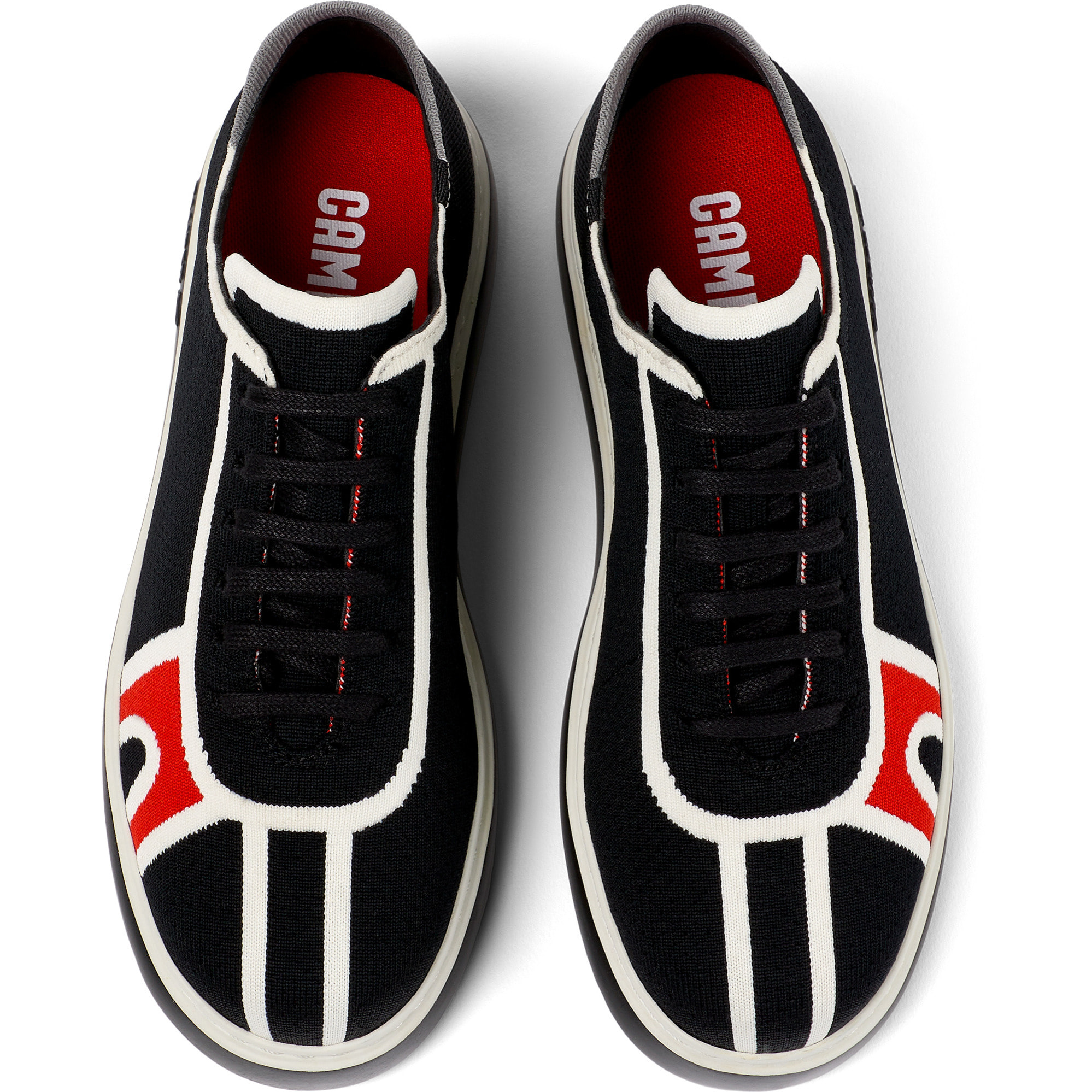 Sneakers - CAMPER Runner K21 - Nero - Tessile tecnico (Poliestere riciclato)