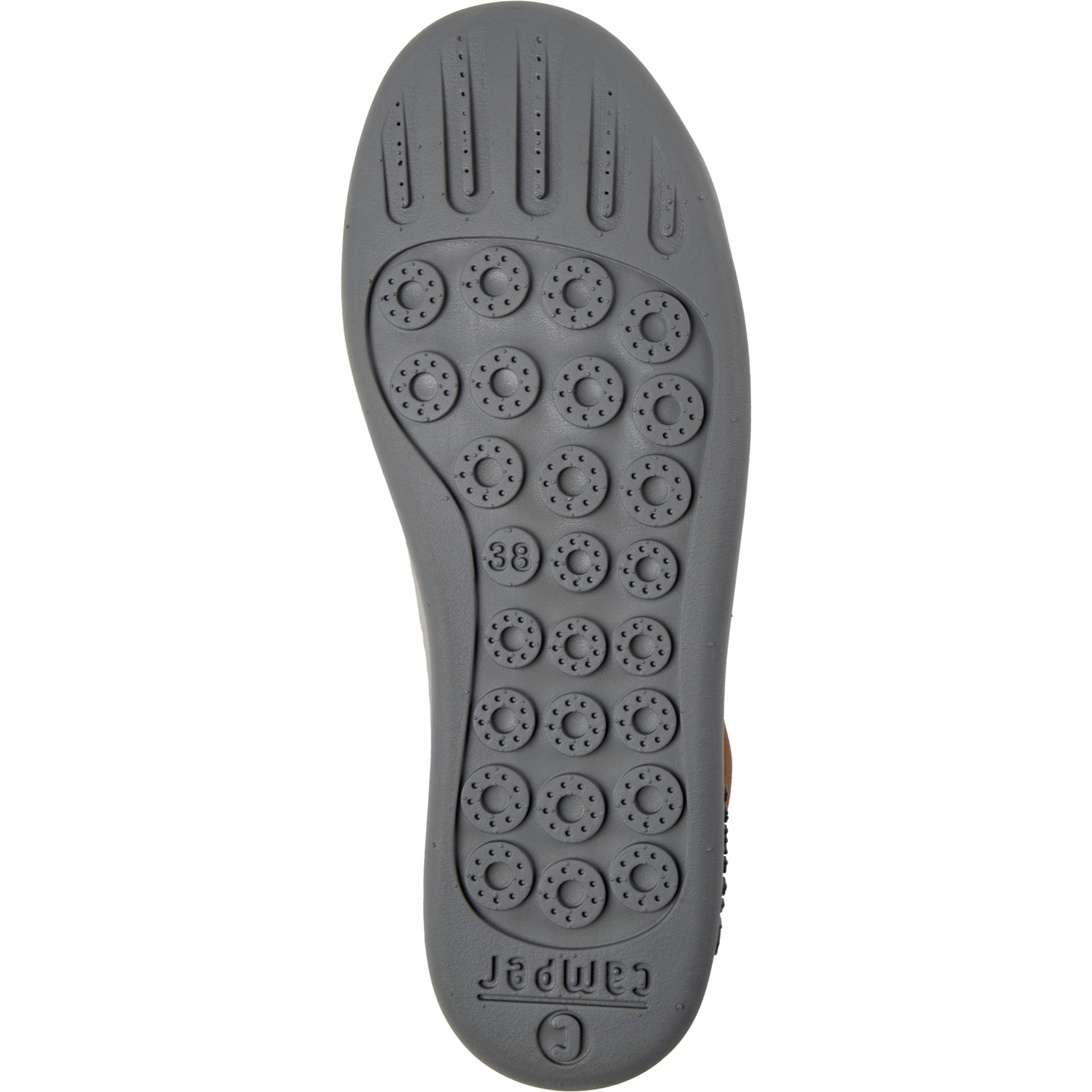 Zapatillas - CAMPER Peu Touring - Beige - Piel lisa