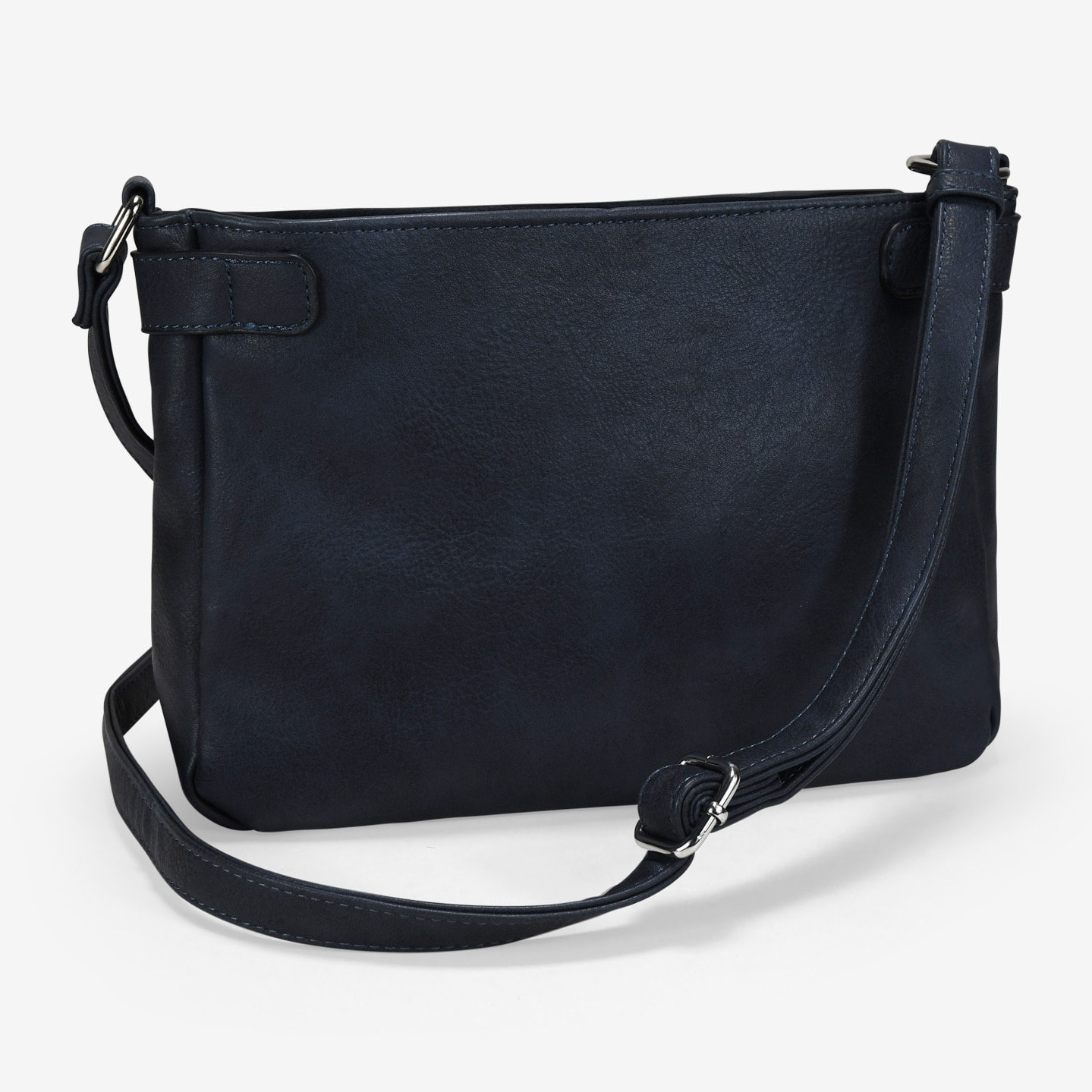 Bolso bandolera azul marino vintage con cinturón
