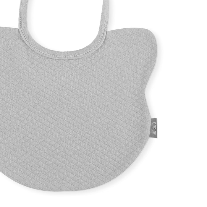 Babero Osito London Gris Talla Uni