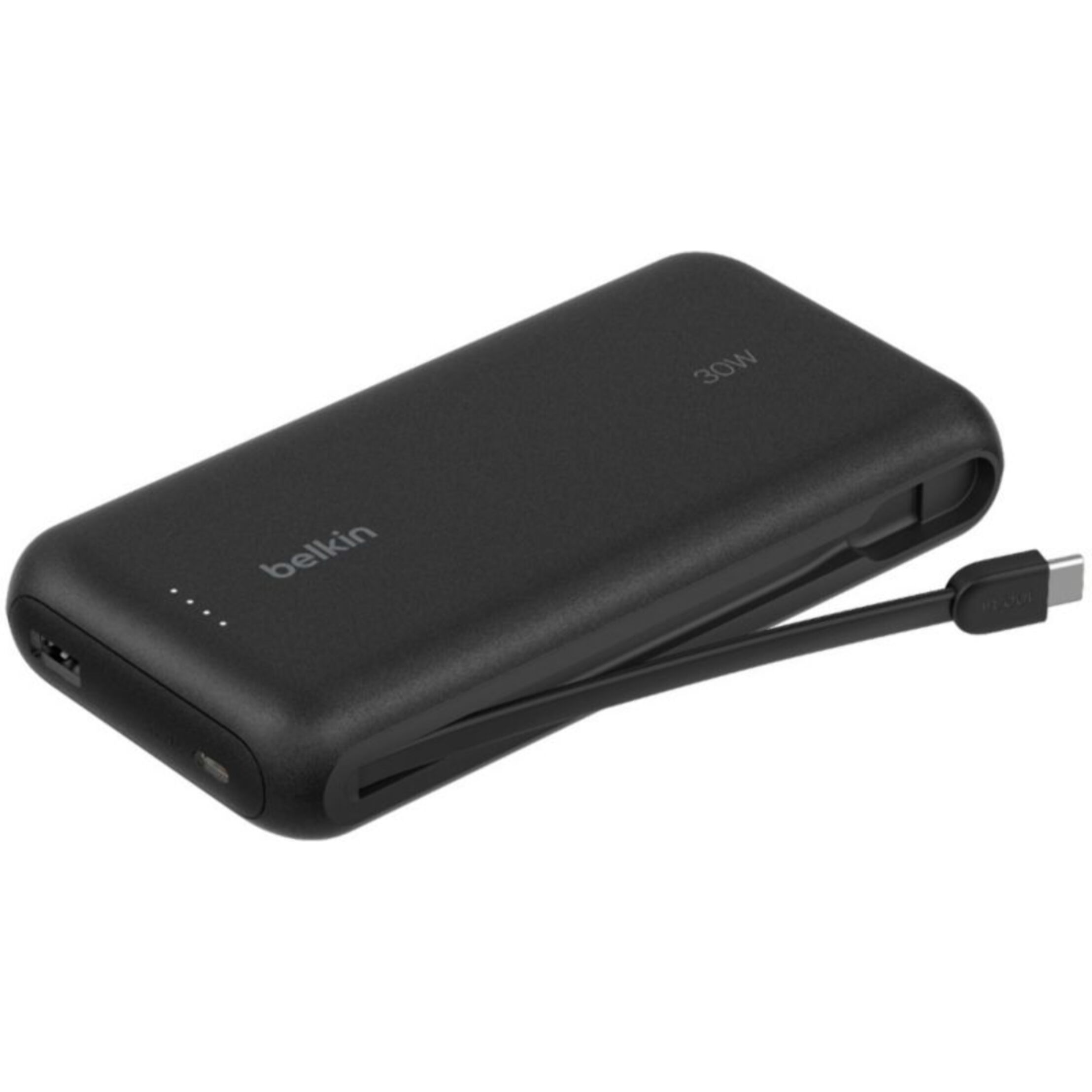 Batterie externe BELKIN 20000 mAh avec cable USB-C intégre noir