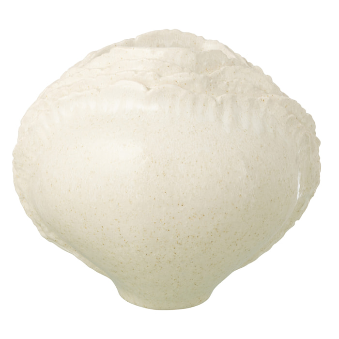 J-Line Vase - grès - blanc cassé - large