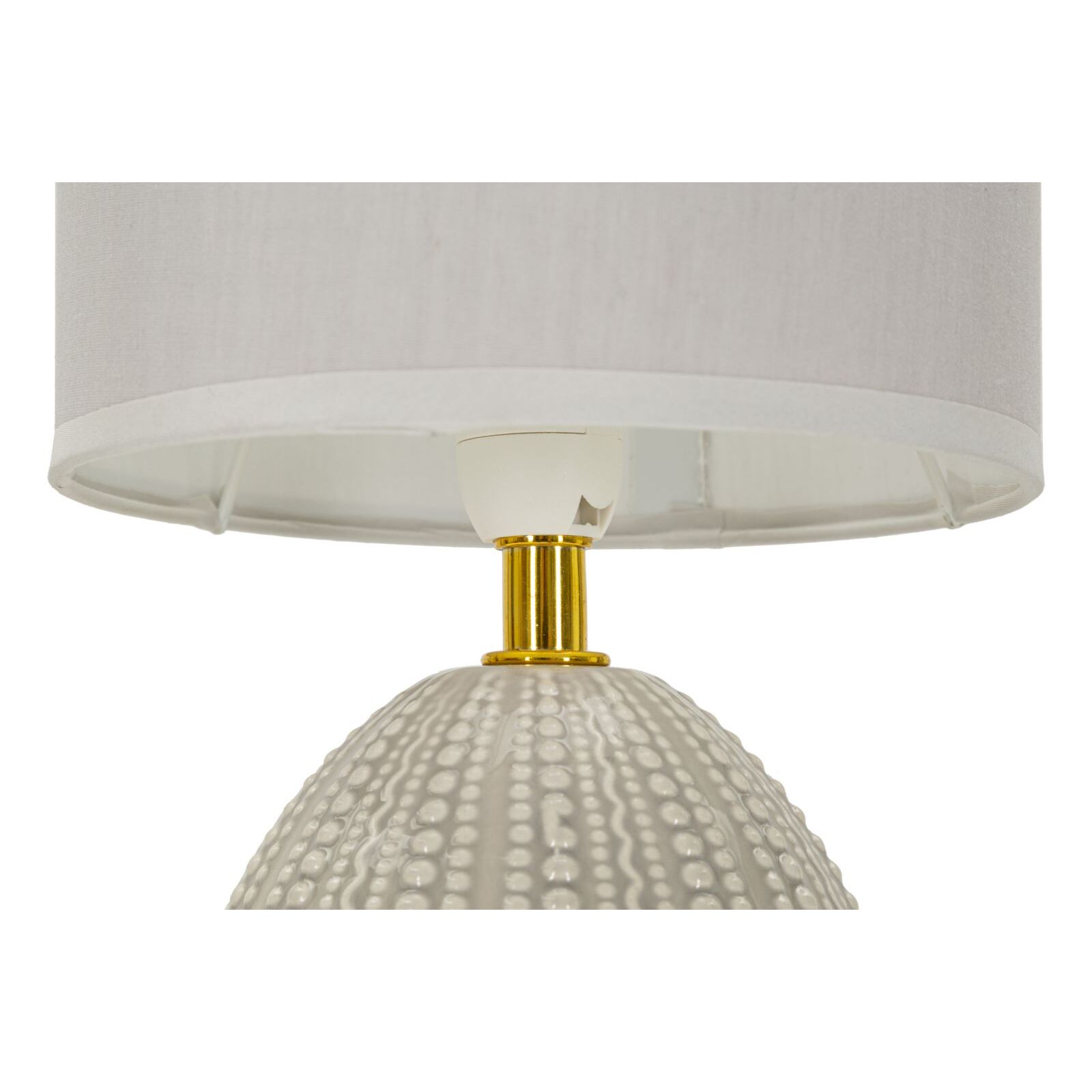 LAMPADA DA COMODINO FLAVI GRIGIA CM Ø 15X30,5
