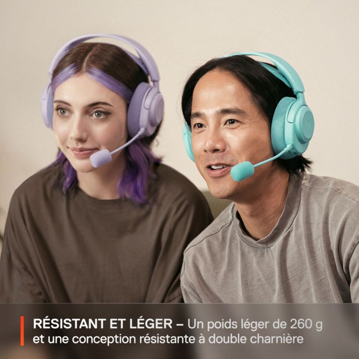Casque gamer STEELSERIES Arctis Nova 3 XW Lavande