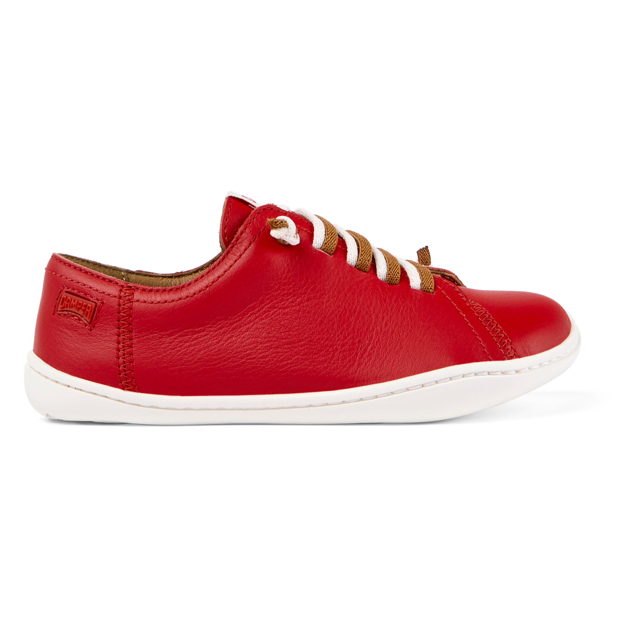 Zapatillas - CAMPER Peu Cami - Rojo - Cuero liso