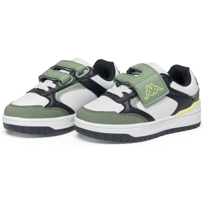 Kappa - Sneakers Bambino/a Grigio - Logo Manis 2.0 Ev Kid