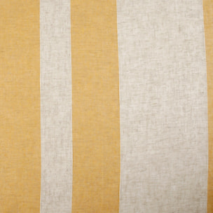 Tissu en voile rayé - Jaune