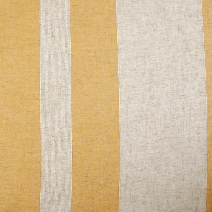 Tissu en voile rayé - Jaune