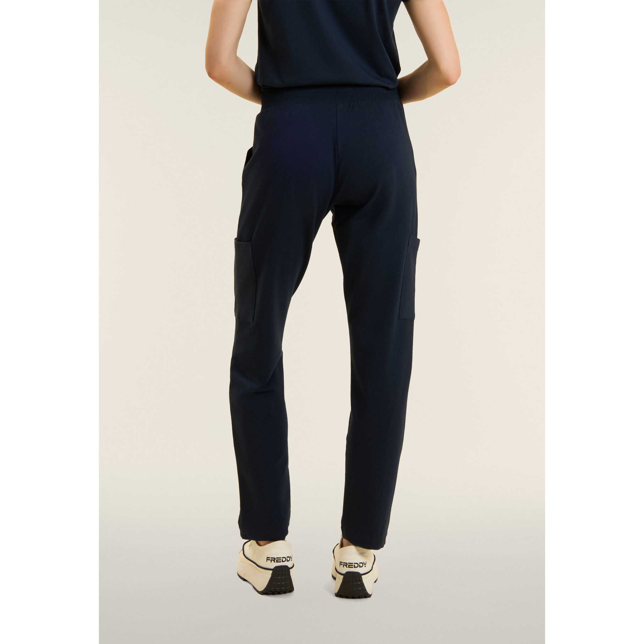 Pantaloni con Tasche Applicate e Logo FREDDY