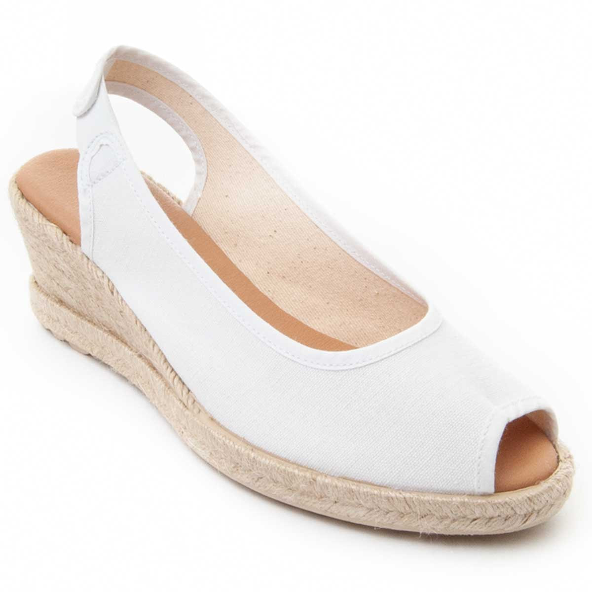 Sandalias de Cuña - Blanco - Altura: 5 cm