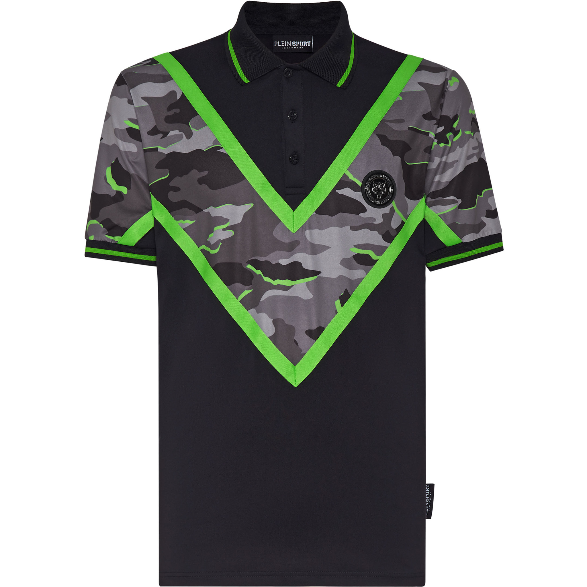 PLEIN SPORT Camiseta Cuello Redondo CAMOUFLAGE