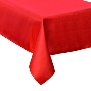 Nappe pailletée 140x360cm rouge