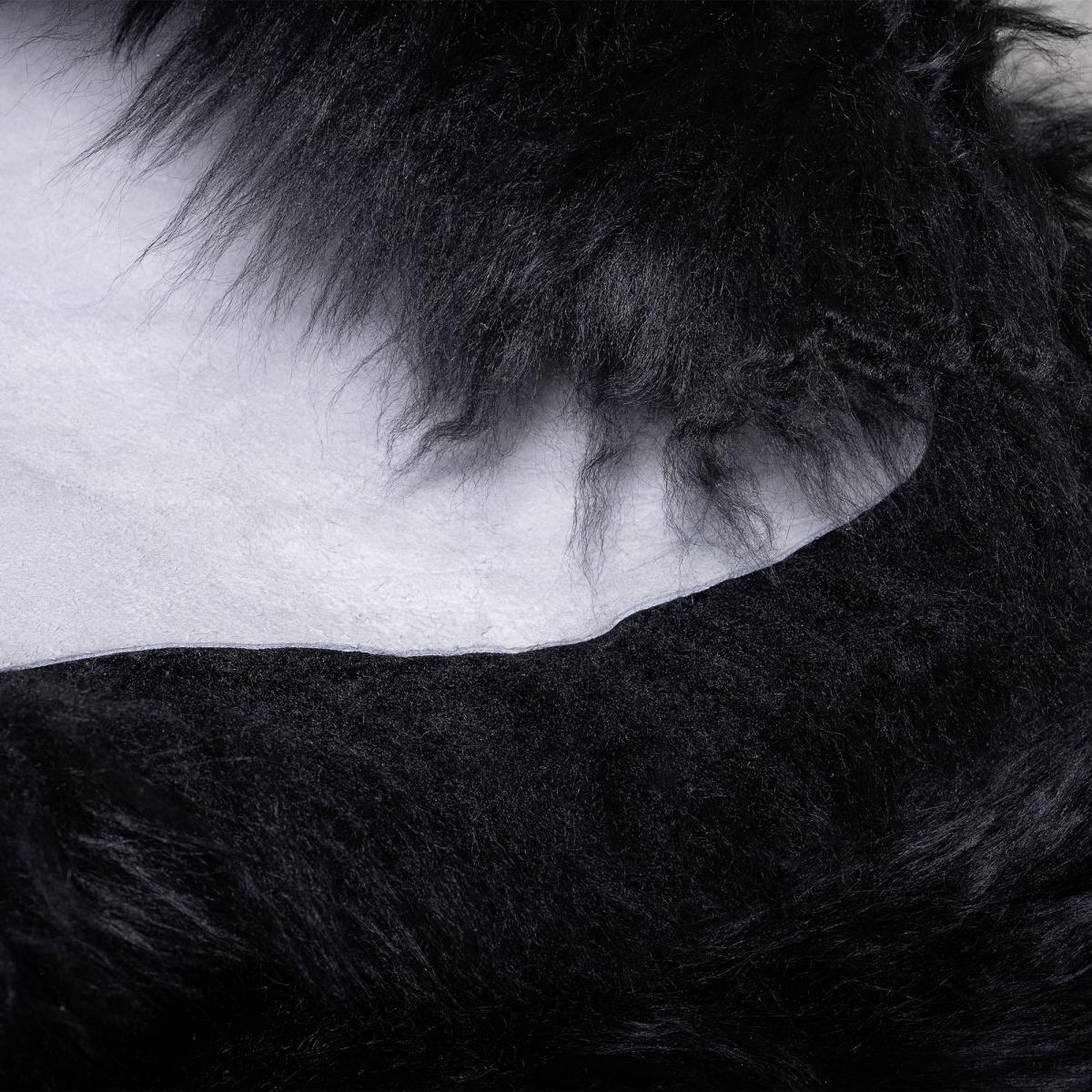 Authentique peau de mouton chaude et épaisse