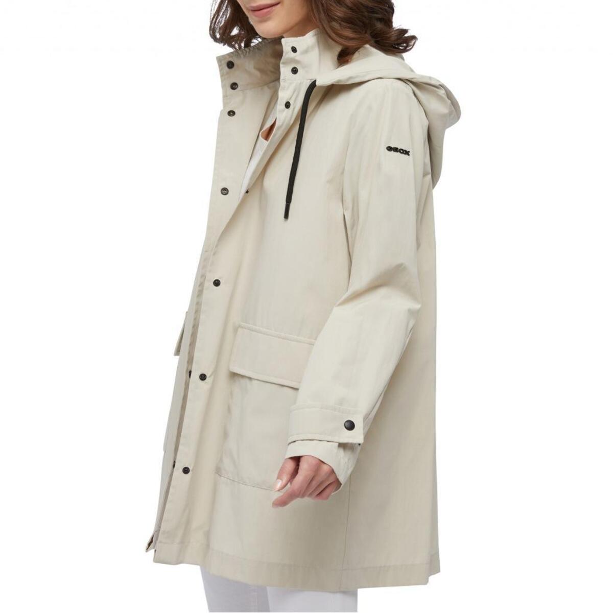 Chubasquero > Cortavientos Mujer de la marca GEOX  modelo W ILDE PARKA BLANCO