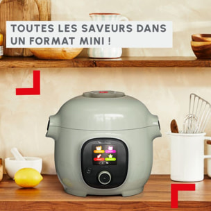 Cookeo MOULINEX CE88E310 vert mini 3 L, 6 modes de cuisson