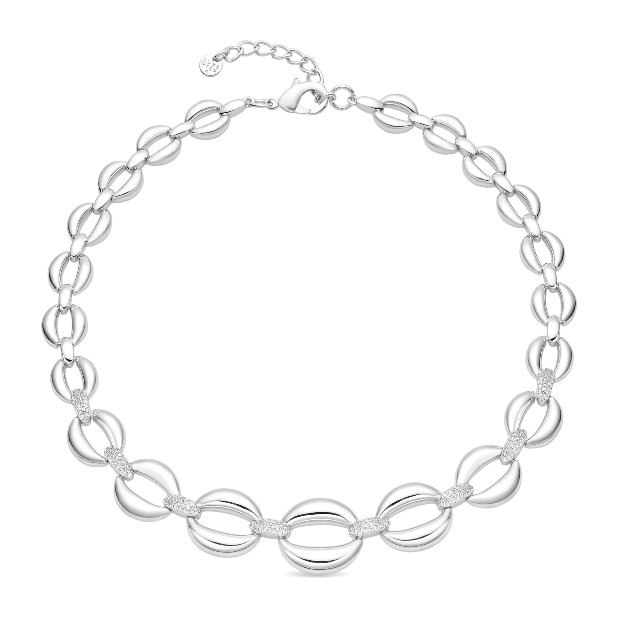 Collar Nixwi acabado plata