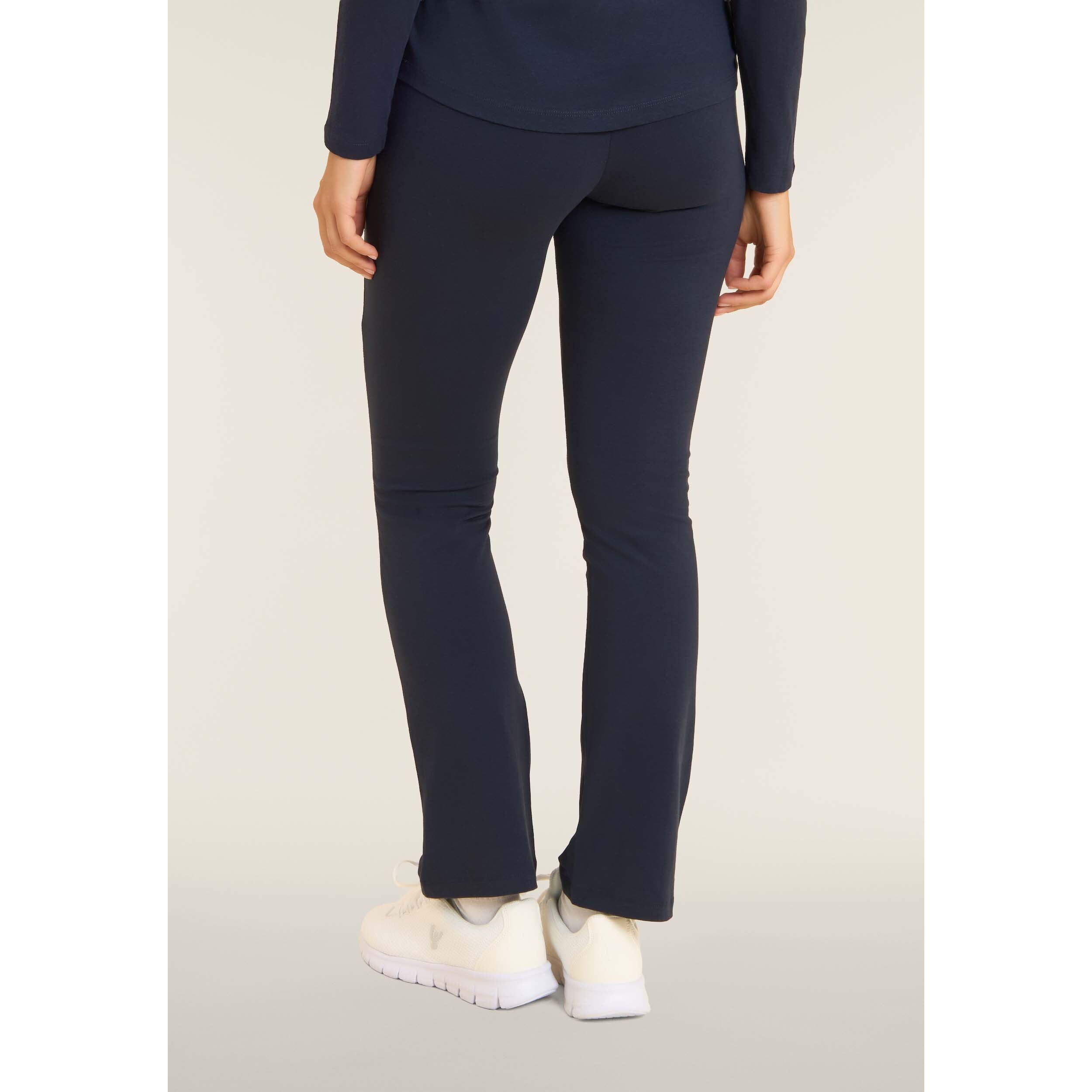 Leggings mini flare con carré a cuore