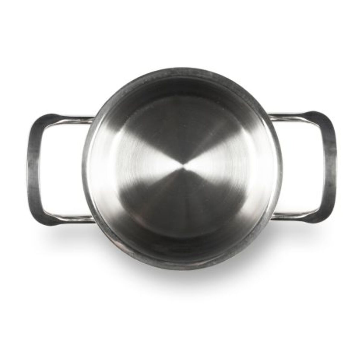 Casseruola 12 cm due manici con coperchio Excelsa – Jazz Cook, Acciaio Argentato