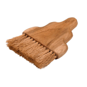 Brosse de nettoyage triangle en fibres d'ananas et bois de teck - LUGO