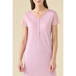 Camicia da notte donna estiva in modal articolo softness. Noidinotte