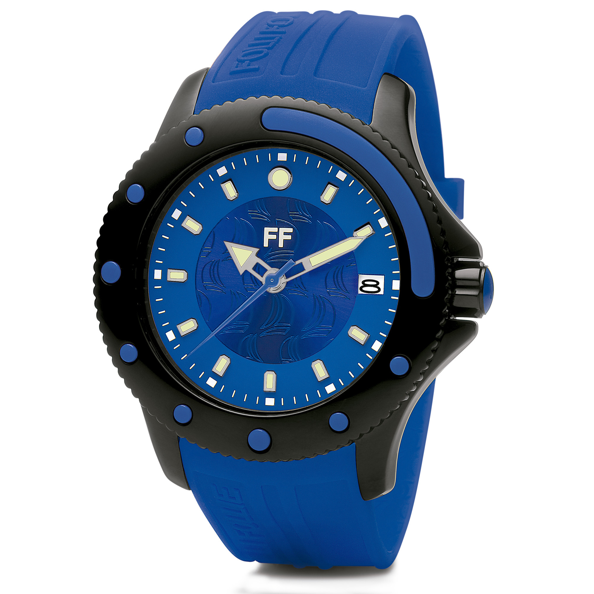 Reloj Folli Follie WF1Y002ZDU Mujer Analogico Cuarzo con Correa de Silicona