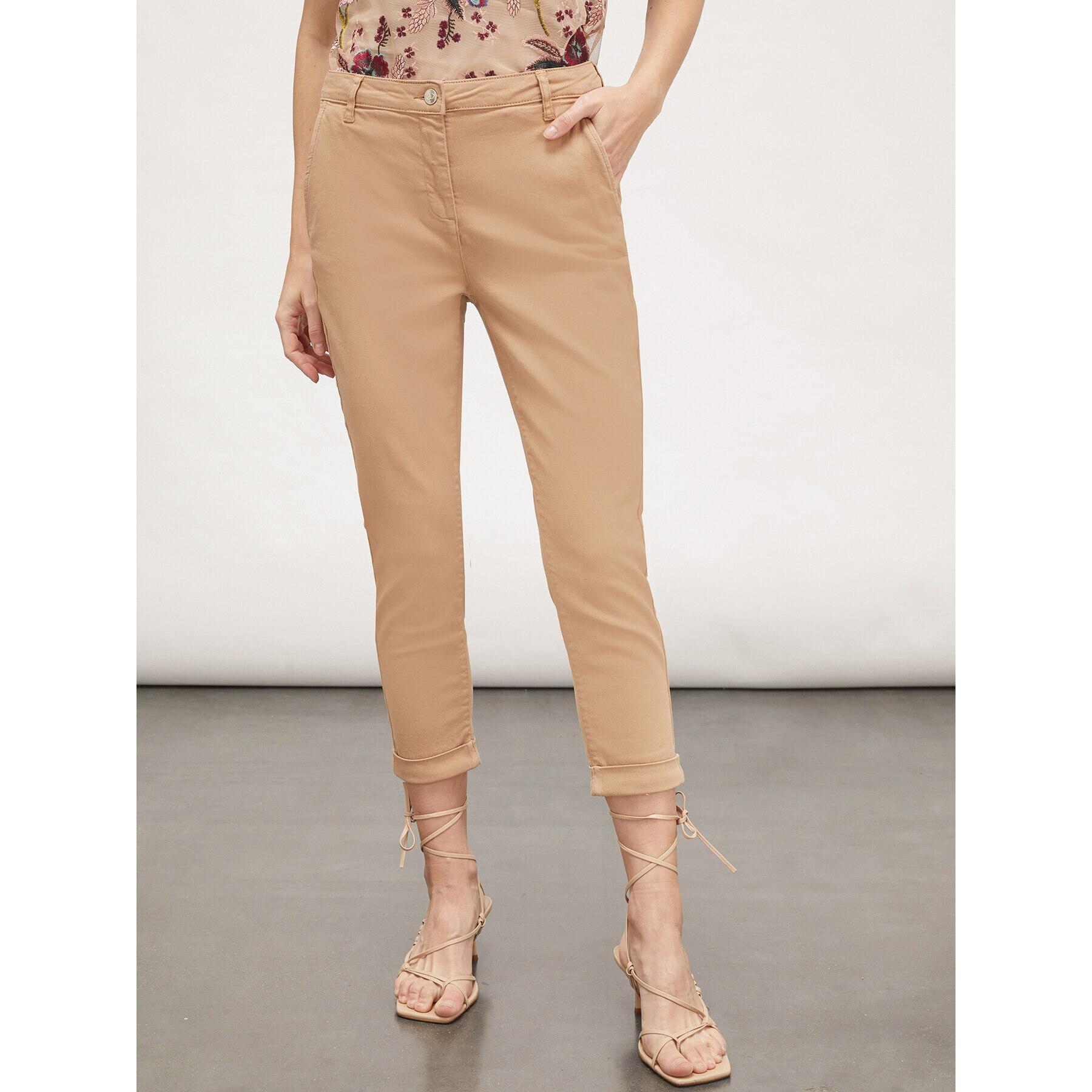 Motivi - Pantaloni chino in drill - Beige