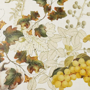 Set vinyle 860 g/m² imprimé beige orange Delices d'automne potiron