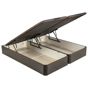 Canapé Abatible 32CM | ENVÍO, MONTAJE Y RECOGIDA ANTIGUO INCLUIDO | Madera | Wengué | Gran capacidad | Tapa 3D | WHAT THE SLEEP