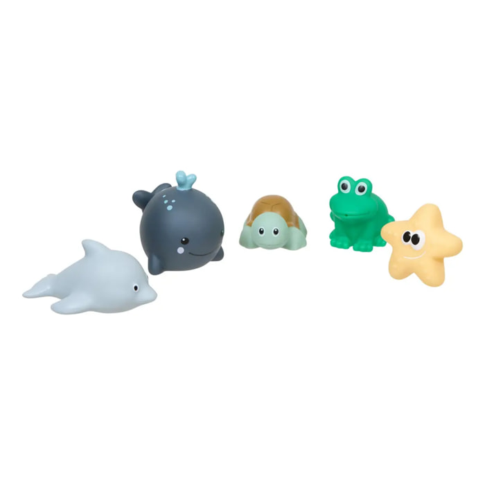 Jouet de bain enfant Orta 9,5x9,5x11cm bleu