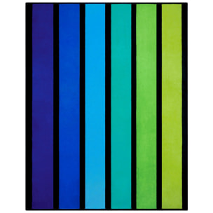 Serviette de plage éponge velours Jacquard - Happy Men - 140x180cm - 400g/m²