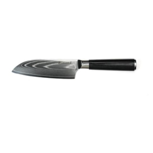 Couteau santoku noir damas 29cm avec étui - "Core"
