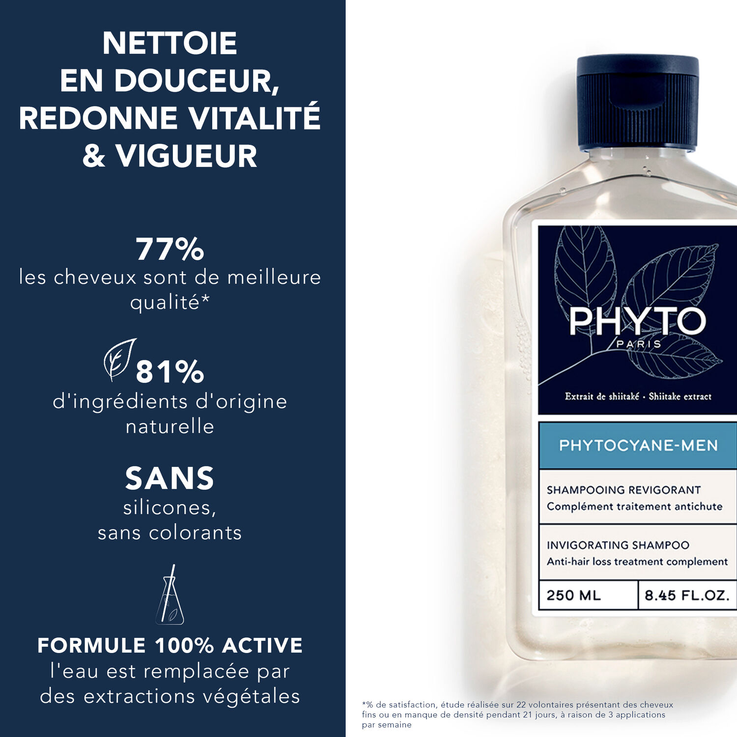 Phytocyane Men - Shampooing Antichute Homme 250ml