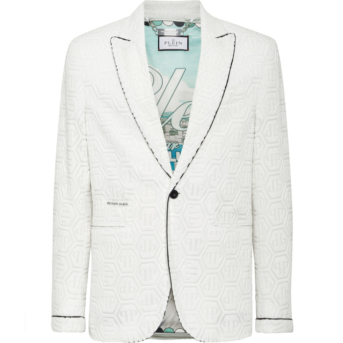 PHILIPP PLEIN One-Button Blazer Slim Fit MONOGRAM