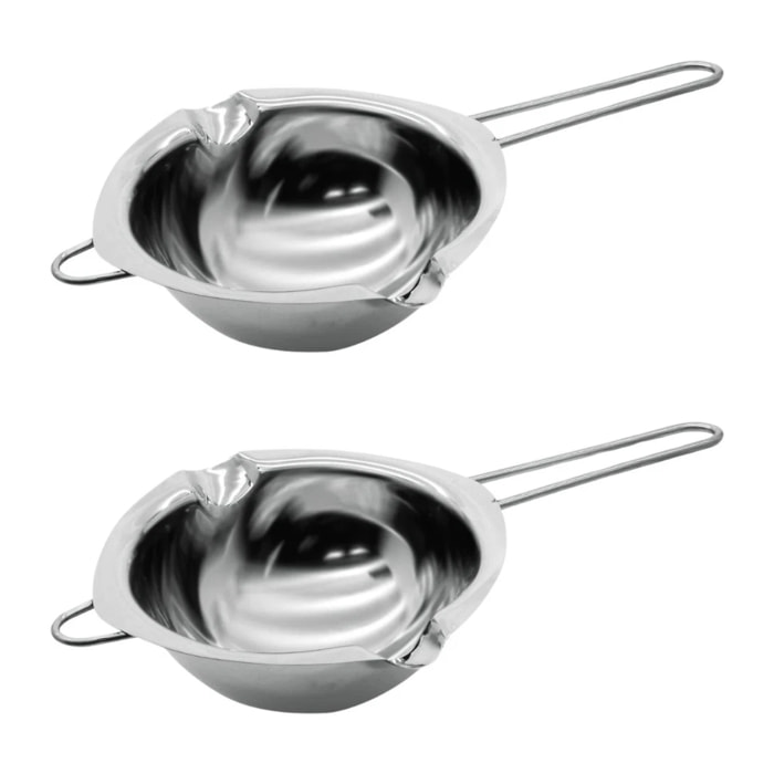 Ensemble de 2 Services à bain marie 26 cm pour chocolat Zenker